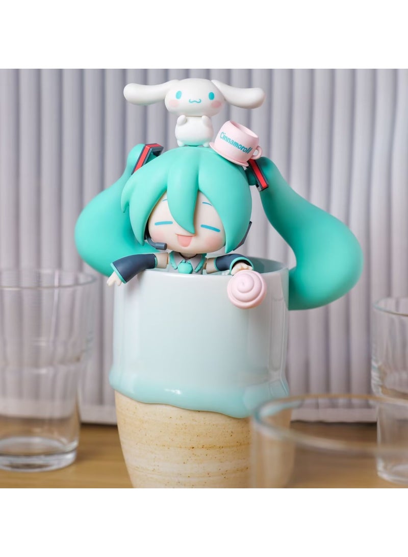 عام ممثل أنيمي لهاتسوني ميكو في نسخة أذنين كلبين بالسمنة، رائع وملون وملائم للاستيراد عبر الحدود، فنانيات تحكي قصة منحوتة، جميلة للغاية وملتذة للنظر. - Image 4