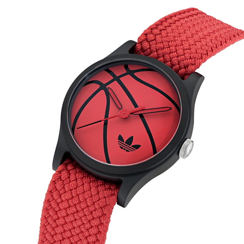 Adidas UNI GAME ONE RD DL BLK CS 39 MM QTZ RD NYL SS25 - Image 2