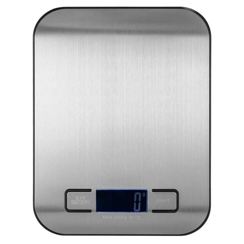 IONIX Stainless Steel Digital Electronic Kitchen Scale Weighing scale Digital Weight Machine Weight Machine for Home Kitchen Shop Multipurpose Portable Electronic Weight Machine 10 Kg With Back Light Pack of 01 - Image 1