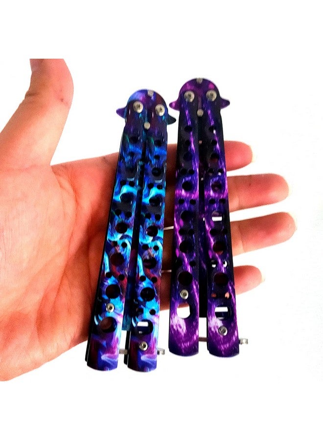 WANLIAN Beautiful Combbeautiful Comb Stainless Steel Folding Practice Combs Hair Styling Tools For Sport Outdoor Use (No.15) - Image 4