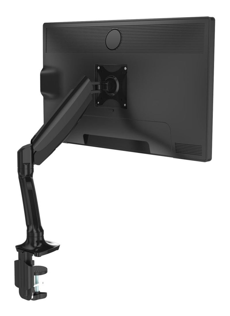 Fleximounts VNDLB502 Adjustable Monitor Mount Arm Stand with Clamp for Desk Monitor - Black