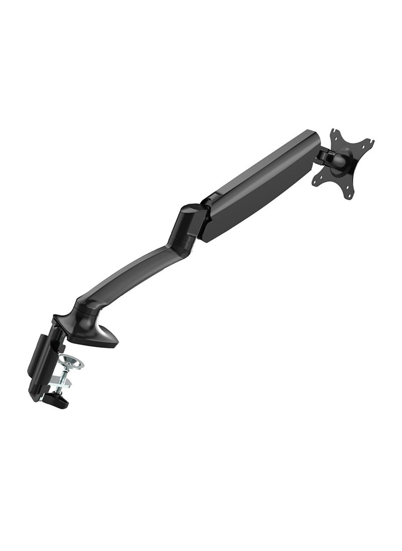 Fleximounts VNDLB502 Adjustable Monitor Mount Arm Stand with Clamp for Desk Monitor - Black