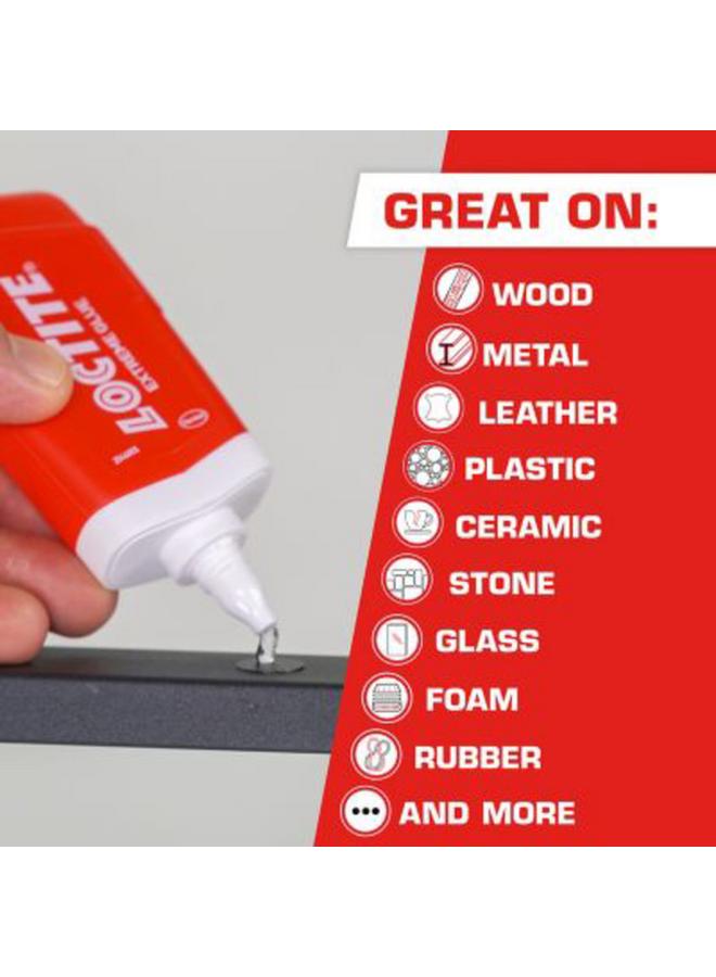 Loctite Strong and Durable Extreme Glue Crystal Clear 47.9ml  - Image 4