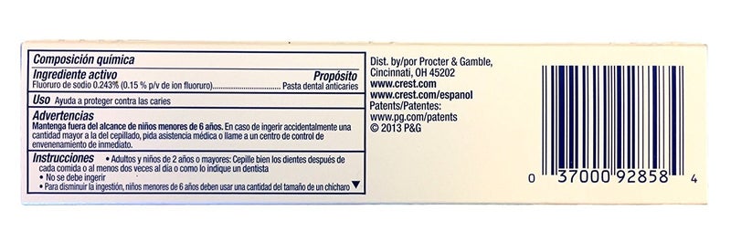 Crest Complete MultiBenefit Whitening Scope Minty Fresh Flavor Toothpaste 27 Oz Pack of 3 - Image 4