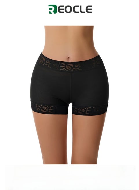 ملابس داخلية نسائية قصيرة من الدانتيل لتشكيل الجسم بدون درزات، سراويل داخلية لتشكيل الجسم للتحكم في البطن، شورت فاجا