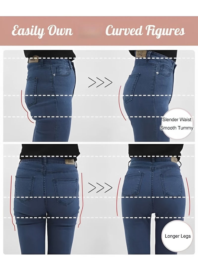 ريوكل ملابس داخلية نسائية قصيرة من الدانتيل لتشكيل الجسم بدون درزات، سراويل داخلية لتشكيل الجسم للتحكم في البطن، شورت فاجا - Image 2