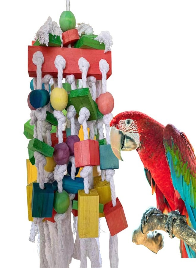 TANOMA Extra Large Parrot Bird Toys for Macaws, Amazon Parrots, African Grey- Birds Cage Accessories - Image 1