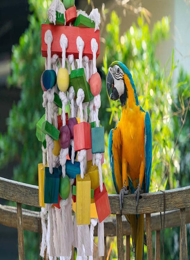 TANOMA Extra Large Parrot Bird Toys for Macaws, Amazon Parrots, African Grey- Birds Cage Accessories - Image 3