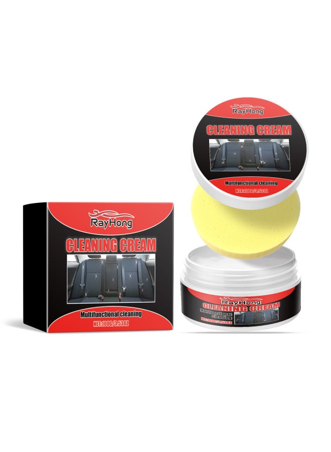 Rayhong Car Interior Leather Renovation Cream Car Interior Cleaning Stains Daily Maintenance Renovation Cleaning Cream - Image 5