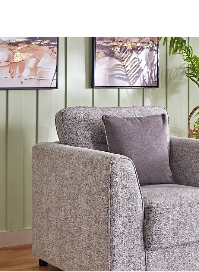 Home Box - Newark Fabric Armchair Sofa with Cushion 83x88x88 cm - Image 1