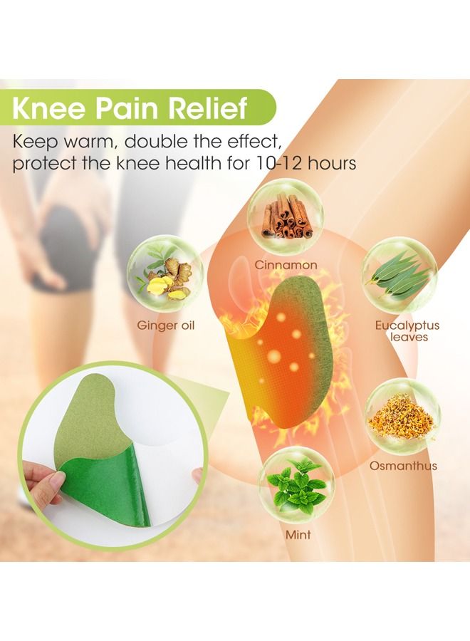 HailiCare 36-Pcs Pain Relief Patches Joint Relief Heat Patches,For Pain Relief And Inflammation, Long Lasting Knee Pain Patch  - Image 2