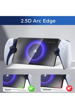 KASTWAVE KASTWAVE 3 Pack Screen Protector for Sony Playstation PS5, Ultra HD Anti-Fingerprint Tempered Glass, Bubble Free Film, Compatible with PS5 Portal Handheld Gaming Console  - Image 5