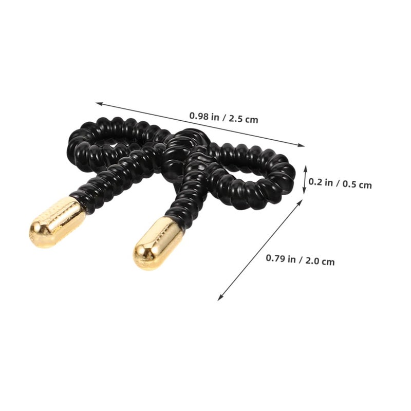 Bow Shape Metal Sewing Buttons Assorted Colors Light Gold Decorative Fasteners For Clothes - Image 5