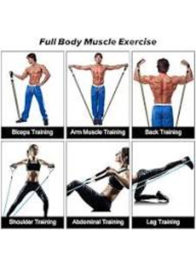 Dreamzon Power Resistance Bands with Handles | Home Gym Workout Exercise Band for Strength Training, Muscle Building & Fitness - Image 2