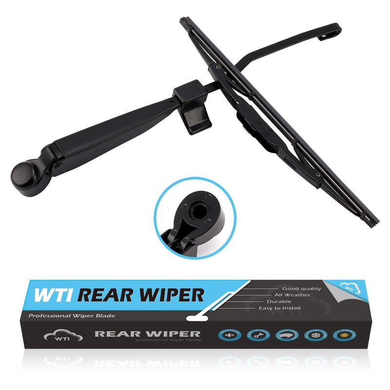 WTI Rear Wiper Arm Blade Set Compatible With Jeep Grand Cherokee 19982004 SUV Rear Windshield Window Wiper Kits Assembly New Replacement Accessories Parts Fit 5102882AA