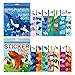 TPQKA 2PCS Crafts for Kids Ages 48810 Sticker Paint Number Books Sticker Books for Kids Animal and Ocean Stickers for Birthday Easter Party Favor Road Plane Car Travel Activity OceanAnimal - Image 3