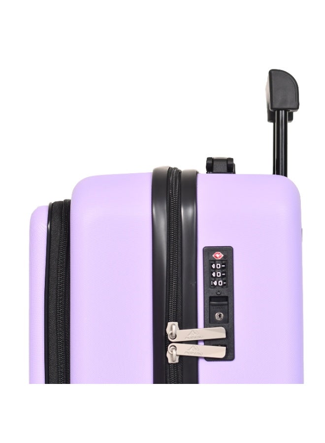 Morano Cabin Luggage Carry-On Trolley Bag With 4 Spinner Wheels TSA Lock, 20 inch (purple) - Image 5