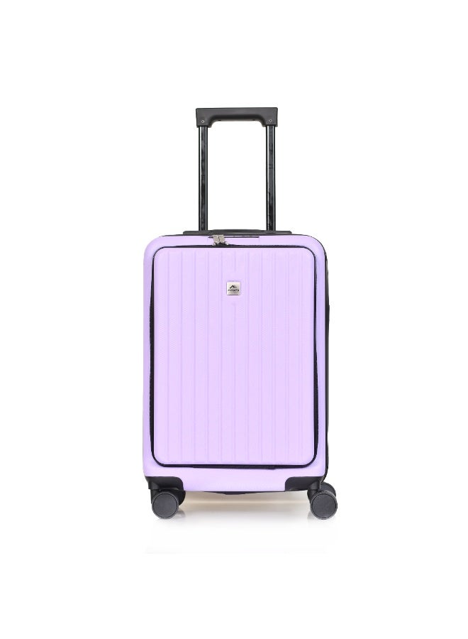Morano Cabin Luggage Carry-On Trolley Bag With 4 Spinner Wheels TSA Lock, 20 inch (purple) - Image 2