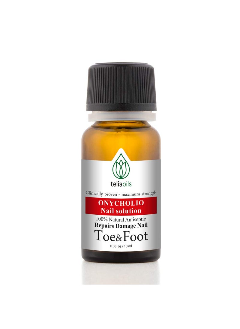 teliaoils Teliaoils Oregano Healthy Nails Synergy Oil Blend  Maximum Strength Repairing Oil For Toenail Conditions Discoloration Yellow Brittle Nails  Natural Solution For Thick Strong Nails  033 Oz 