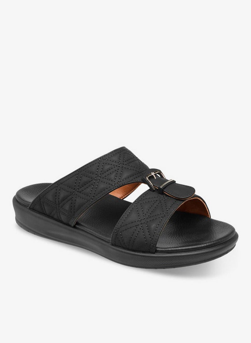 DUCHINI Men Buckle Accent Arabic Sandals Ramadan Collection - Image 2
