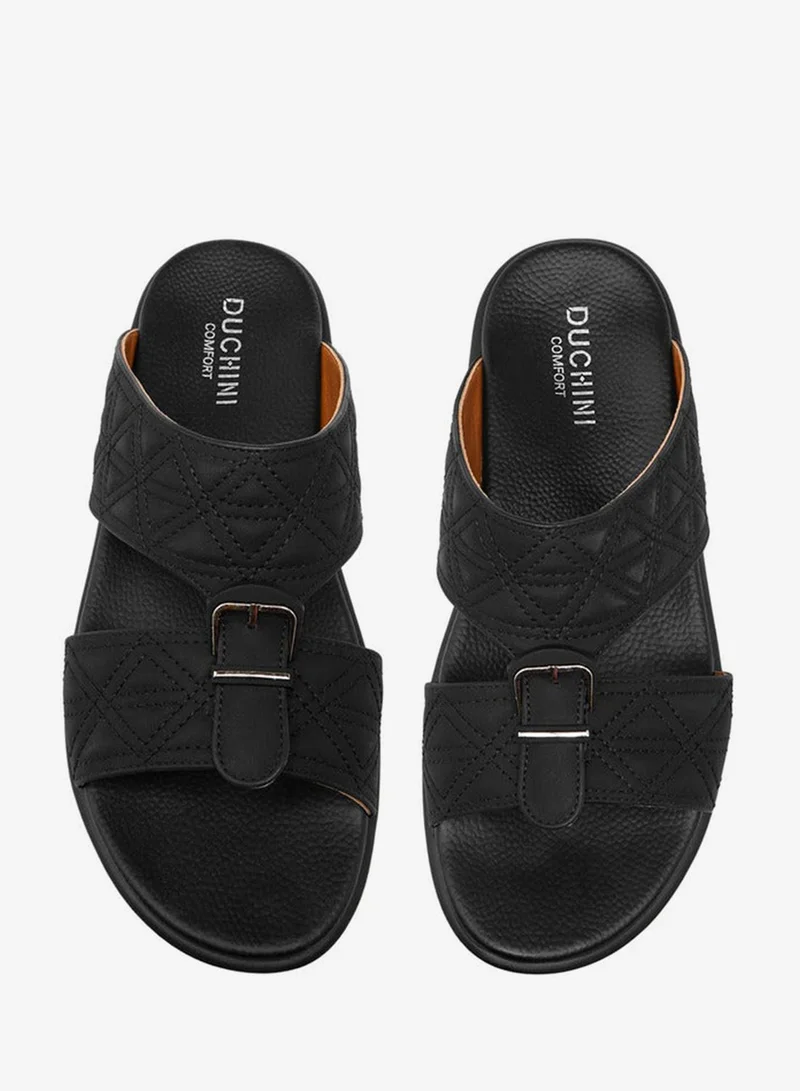 DUCHINI  Men Buckle Accent Arabic Sandals Ramadan Collection for Men | Best Price UAE