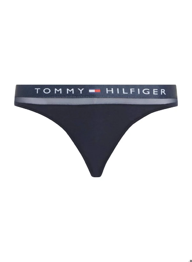 TOMMY HILFIGER Women's Thong - Cotton, Blue