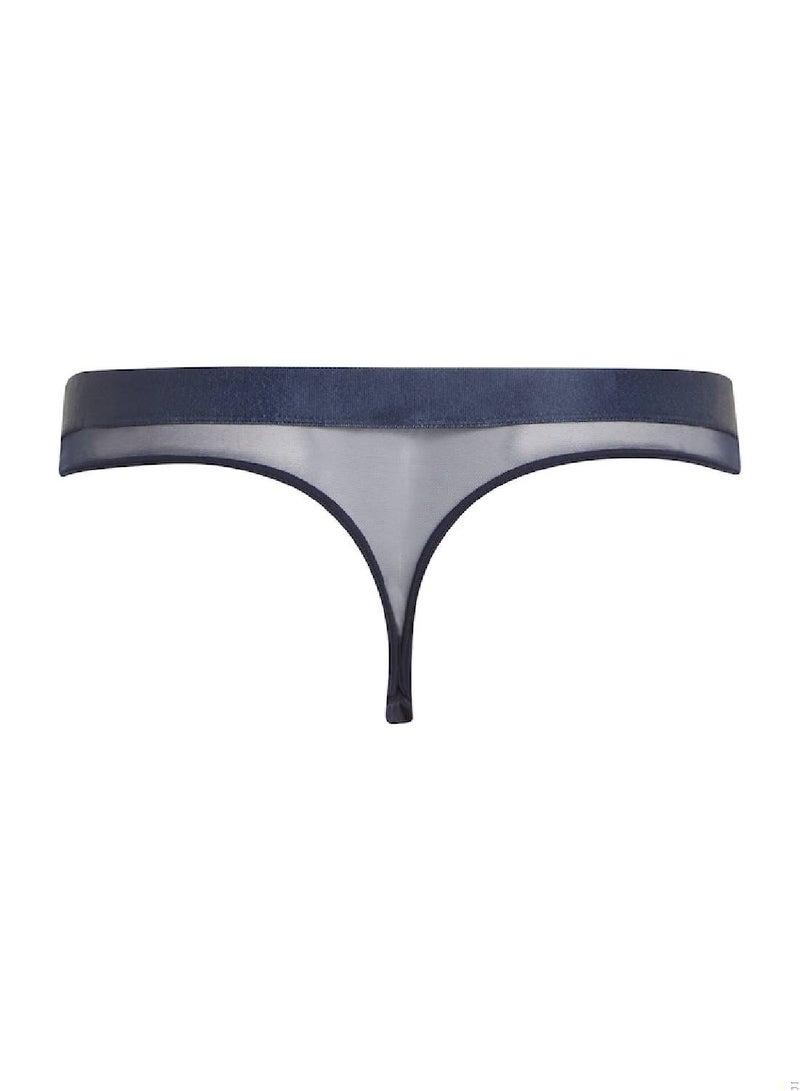 TOMMY HILFIGER Women's Thong - Cotton, Blue - Image 4