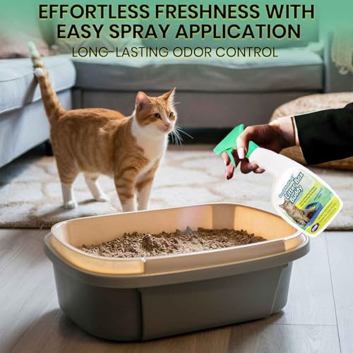ZORBX Unscented Cat Litter Deodorizer Spray 24 Fl Oz – Fast-Acting Cat Litter Box Deodorizer for Strong Urine Odor & Cat Litter Odor Control - Advanced Pet Odor Remover & Stronger Odor Neutralizer - Image 3