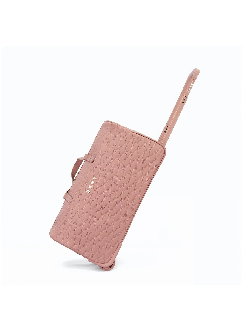 DKNY DKNY Women's Rolling Duffel Bag with Wheels | Spinner Luggage with Telescopic Handle | Stylish Travel Carry-On |