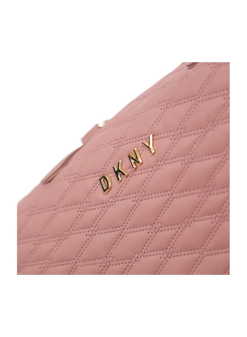 DKNY DKNY Women's Rolling Duffel Bag with Wheels | Spinner Luggage with Telescopic Handle | Stylish Travel Carry-On |