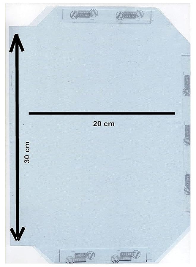 SEJASCOLLECTIONS Notebook/Book Cover for A4 Size Long Notebook Register (1, Transparent Self Adhesive Book Cover Sheet, Large (Pack of 20) Sheets) - Image 2