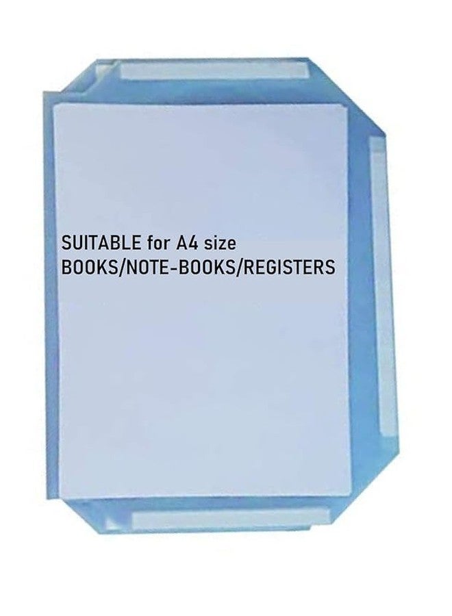 SEJASCOLLECTIONS Notebook/Book Cover for A4 Size Long Notebook Register (1, Transparent Self Adhesive Book Cover Sheet, Large (Pack of 20) Sheets) - Image 1