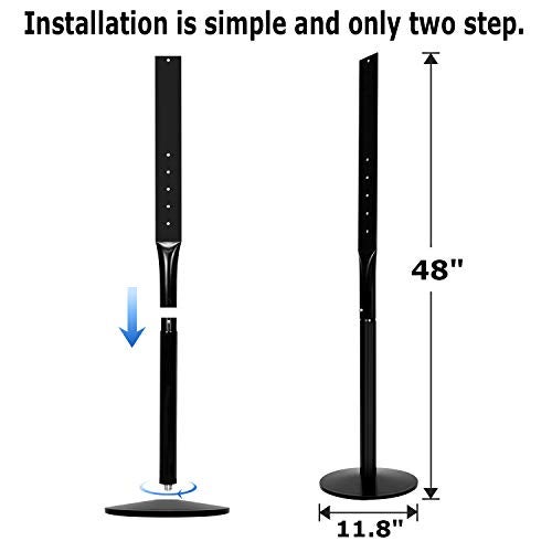 Mutualsign Parking Sign Post 48" Heavy Duty Cast Iron Parking Signs Stand, Movable Sign Stand for Hanging Signs, Black (2 Packs, 15pounds) - Image 3