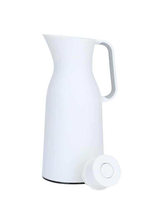 السيف غاليري ترمس زجاجي من ألاسكا سعة 1 لتر، أبيض - Image 3