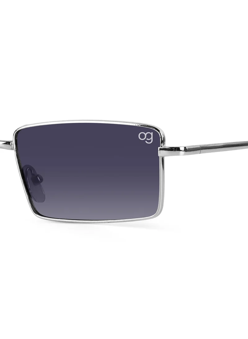 Woggles Alhena Gradient Black Rectangle Sunglasses
