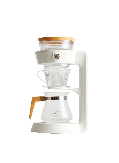 Oceanrich Automatic Hand Coffee machine Small drip American brewing machine for home use, one click start, make hand brewing easier, white