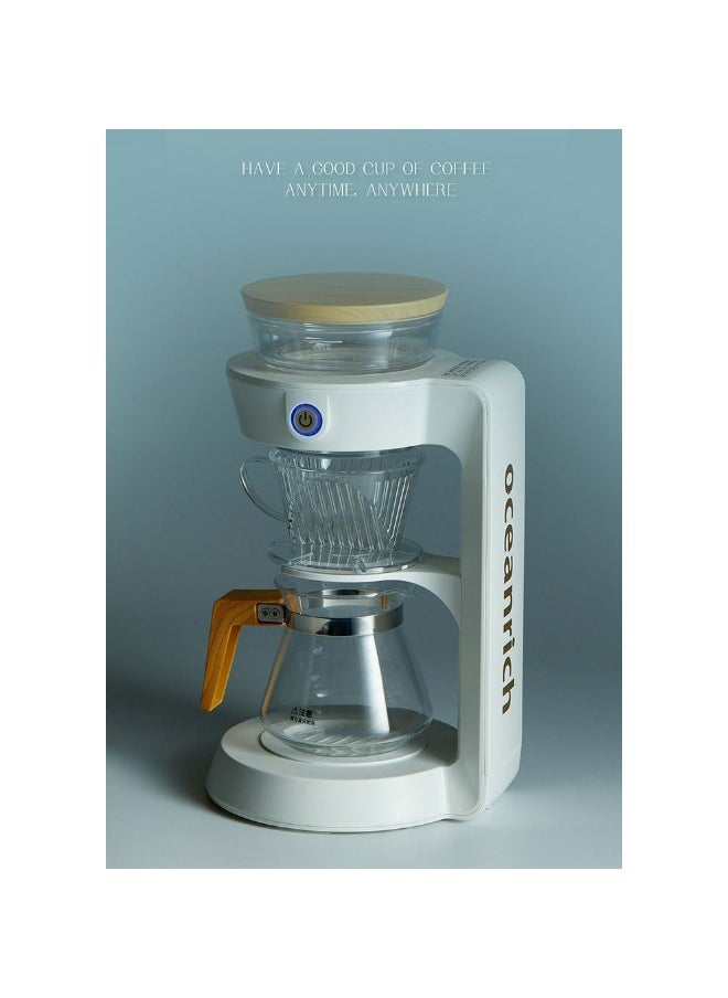 Oceanrich - Oceanrich Automatic Hand Coffee machine Small drip American brewing machine for home use, one click start, make hand brewing easier, white - Image 1