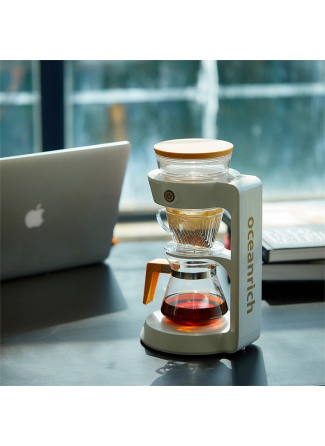 Oceanrich - Oceanrich Automatic Hand Coffee machine Small drip American brewing machine for home use, one click start, make hand brewing easier, white - Image 1