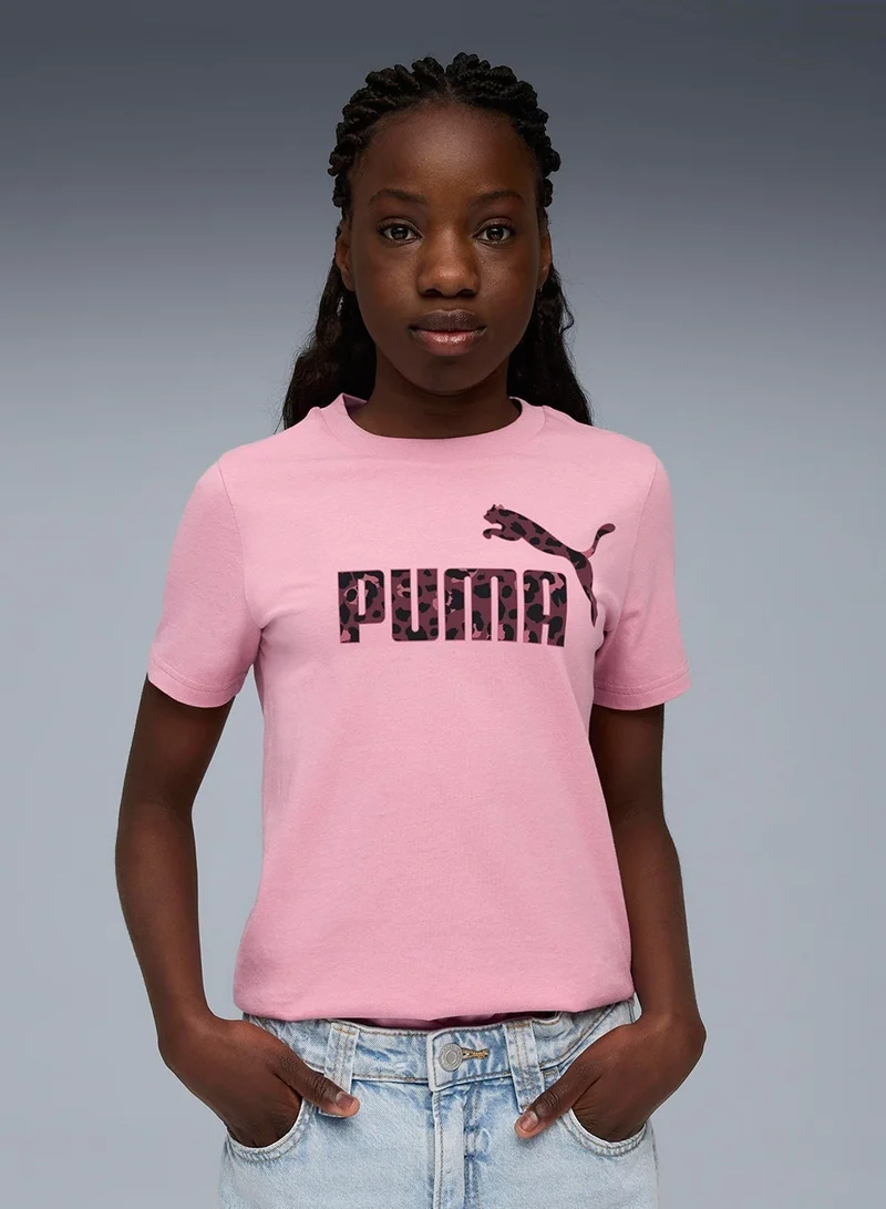 PUMA Kids Essential Graphic Animal Printed T-Shirt
