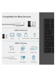 erorex USB C to USB Adapter 3 Pack, Type C Female to USB A Male Charger Cable Converter for iWatch Ultra 9 8 7 SE,iPhone 15 14 13 12 11 Pro Max,iPad Pro Air 9 10 6 Mini  - Image 5