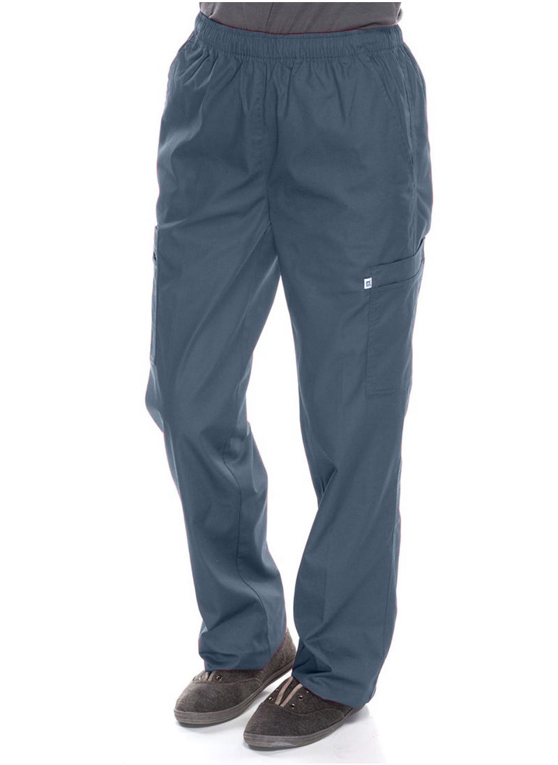 Meridian Meridian Lab Uniforms Tailored Fit Classic cargo Scrub Pants Sporty and Comfy Full Elastic Scrub Pant Full Elastic Waistband Jogger for Men and Women  - Image 2