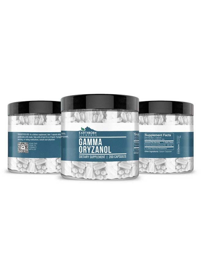 earthborn elements أرضي المولدات غاما أوريزانول 200 كبسولة، نقية وغير مخففة، بدون إضافات - Image 4