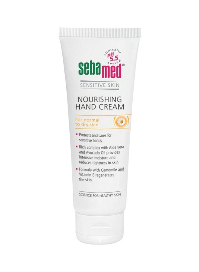 Sebamed Nourishing Hand Cream White 75ml - Image 1