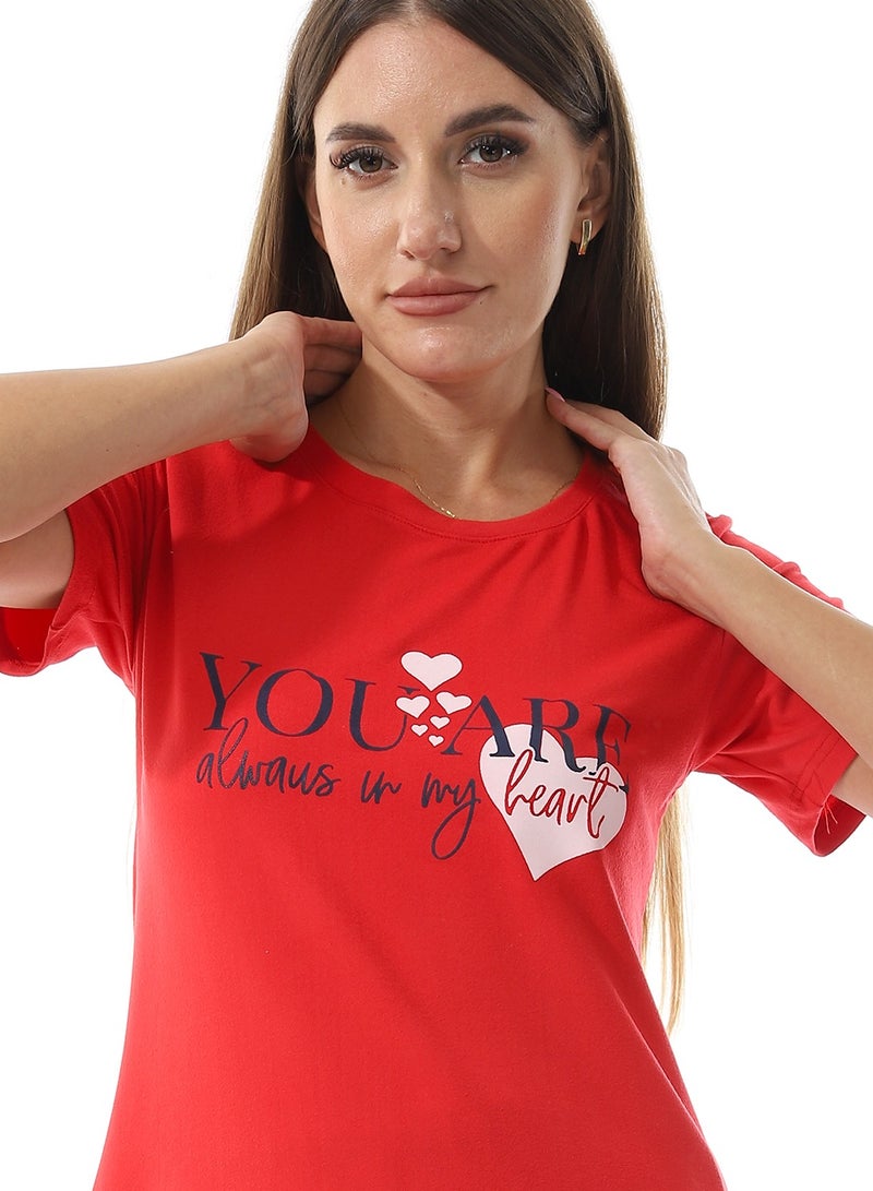 سيزار بيجامة حريمي نصف كم - Image 3