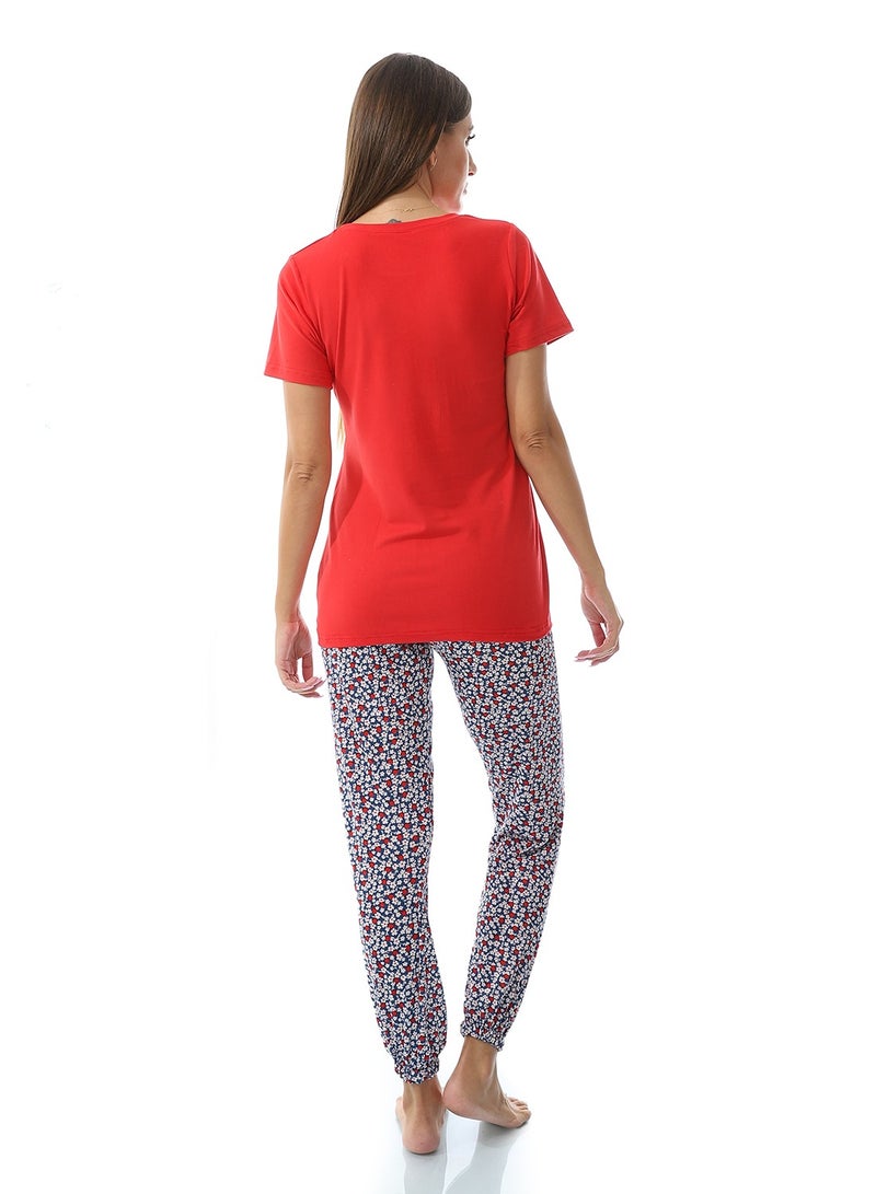 سيزار بيجامة حريمي نصف كم - Image 4