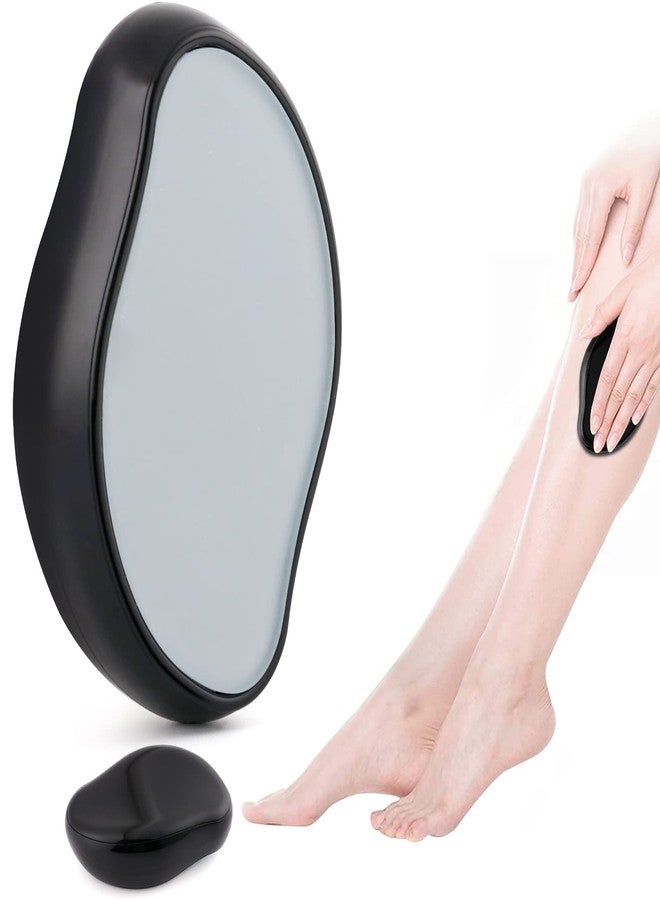 JRS Hair Eraser, Painless Hair Removal Skin Exfoliator Tool for Men Women Arms Legs Back Chest, Soft Smooth Silky Skin - Image 4