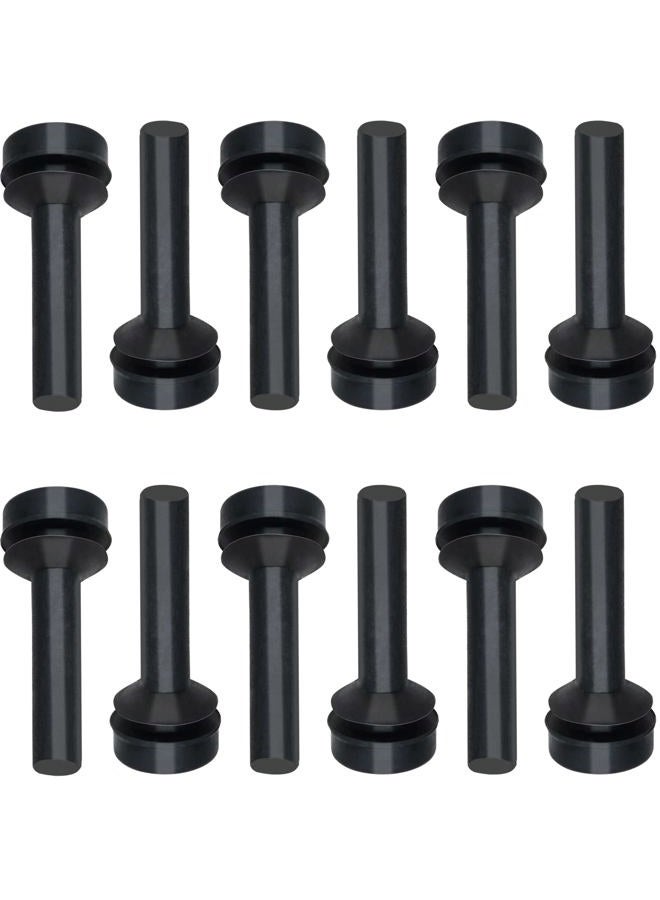 AQBB Ytpoools WB02X24790 Grate Rubber Feet Compatible With GE Gas Stove Top Range Grate Foot Rubber Pads GE Stove Parts Rubber Grate Bumpers Stove Replacement Cooktop Grate Foot 12 Pack - Image 1