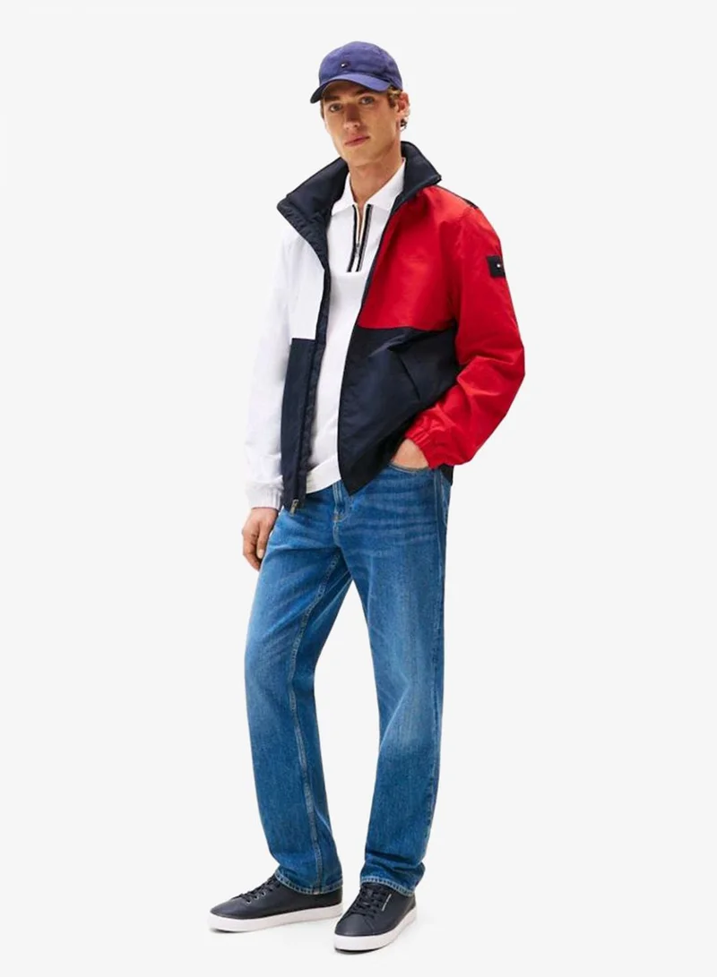 TOMMY HILFIGER Logo Lace-Up Trainers With Leather