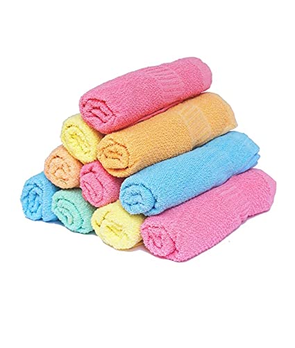 Laser Shield Laser Shield 100% Cotton Hand Towel - 350 GSM, Multicolour Ultra Soft and Super Absorbent (Size 12 X 18 Inches Set of 6 Pieces)  - Image 3