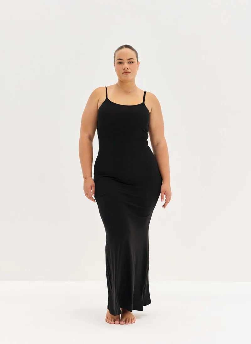 رولو Women's Soft Lounge Dress - Black